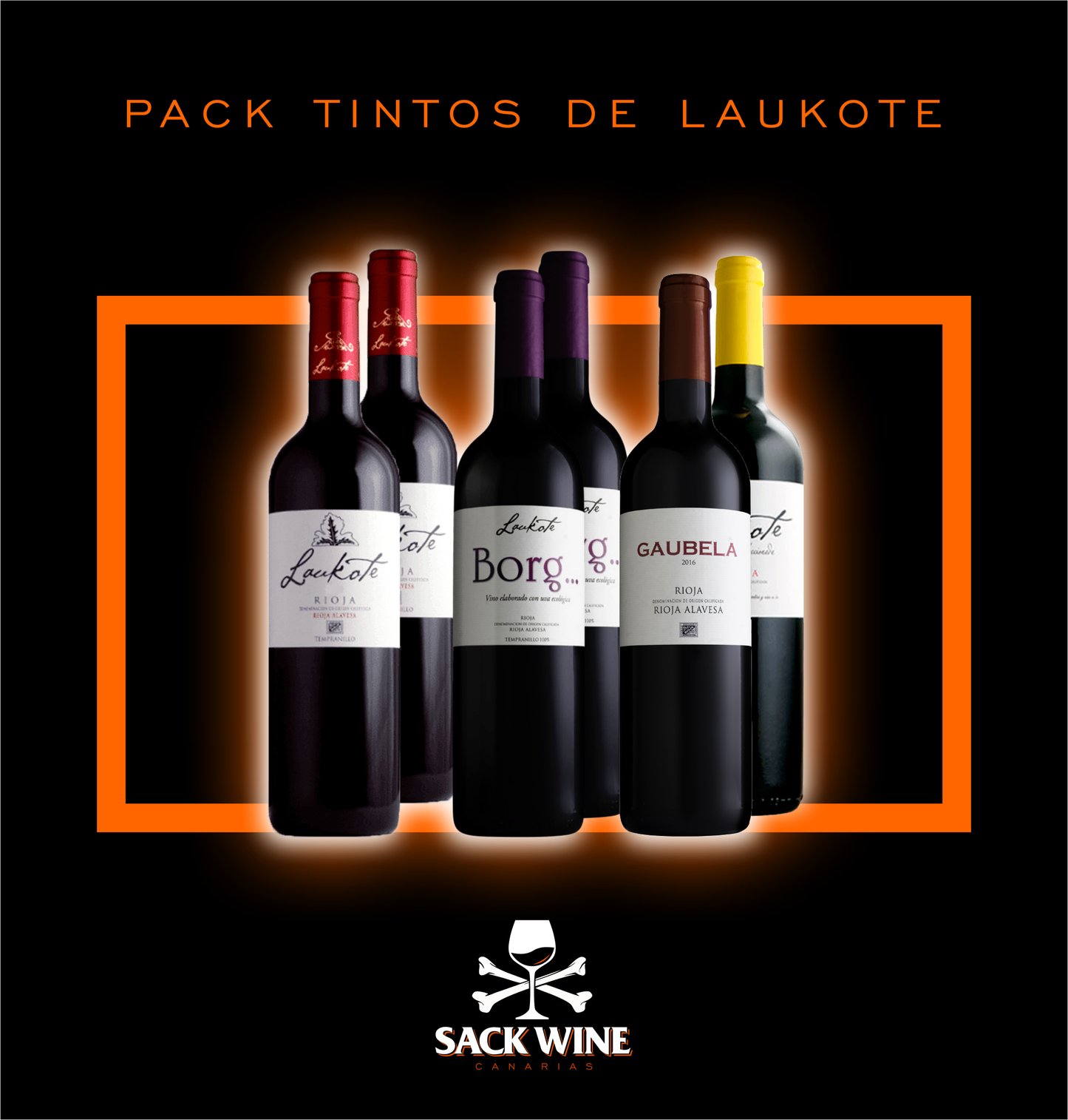 Pack Tintos de Laukote (6 Botellas)